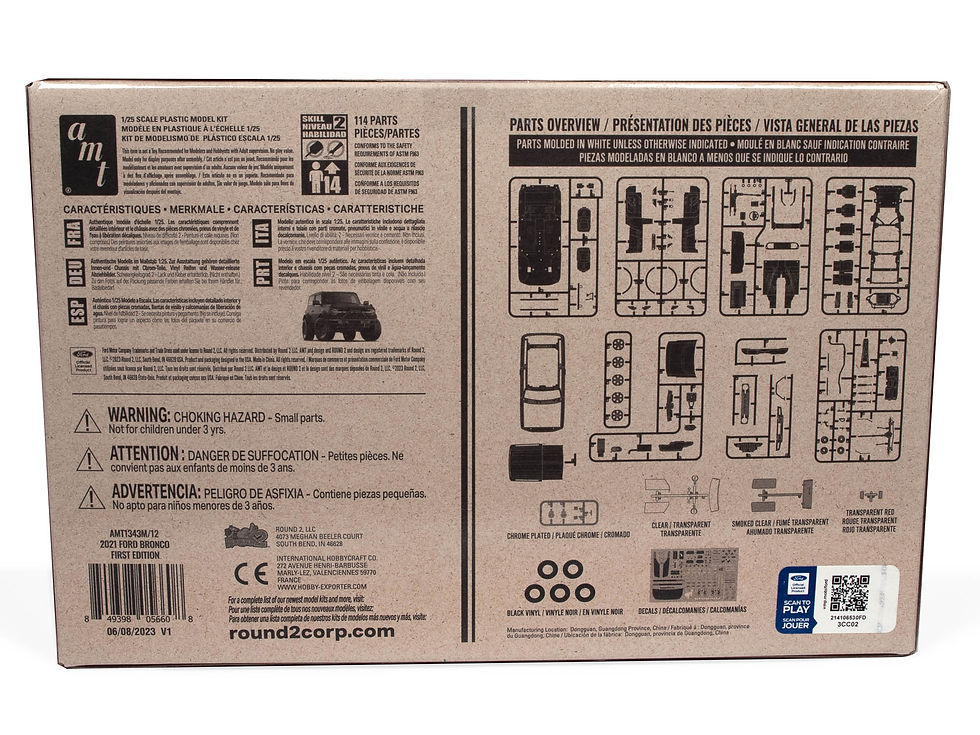 Thumbnail: 1:25 Scale Model Kit '21 Ford Bronco 1st Edition by AMT -Skill 2 AMT1343