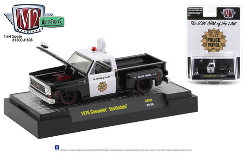 M2 Machines '76 Custom Chevy Scottsdale Police Patrol Truck 1:64th