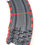Thumbnail: Auto World 4 NEW Pieces of 9" 1/8 Curve Track w/RED DASHES works with Tomy, AFX