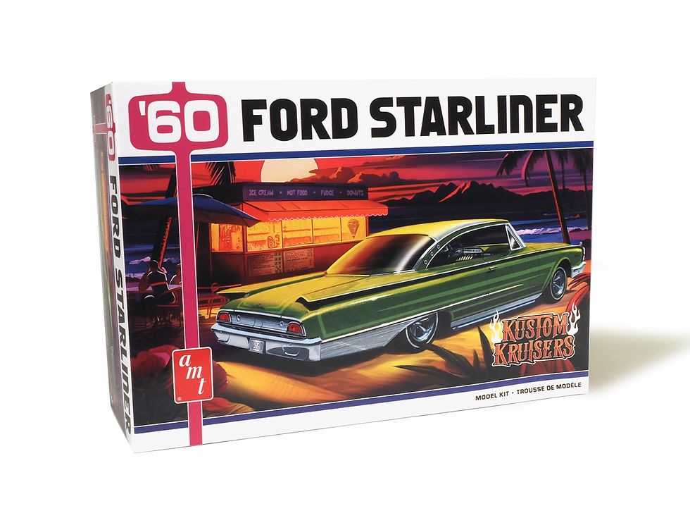 Model Kit 1960 Ford Starliner "Kustom Kruisers" 1:25 Scale Skill 2 AMT1472