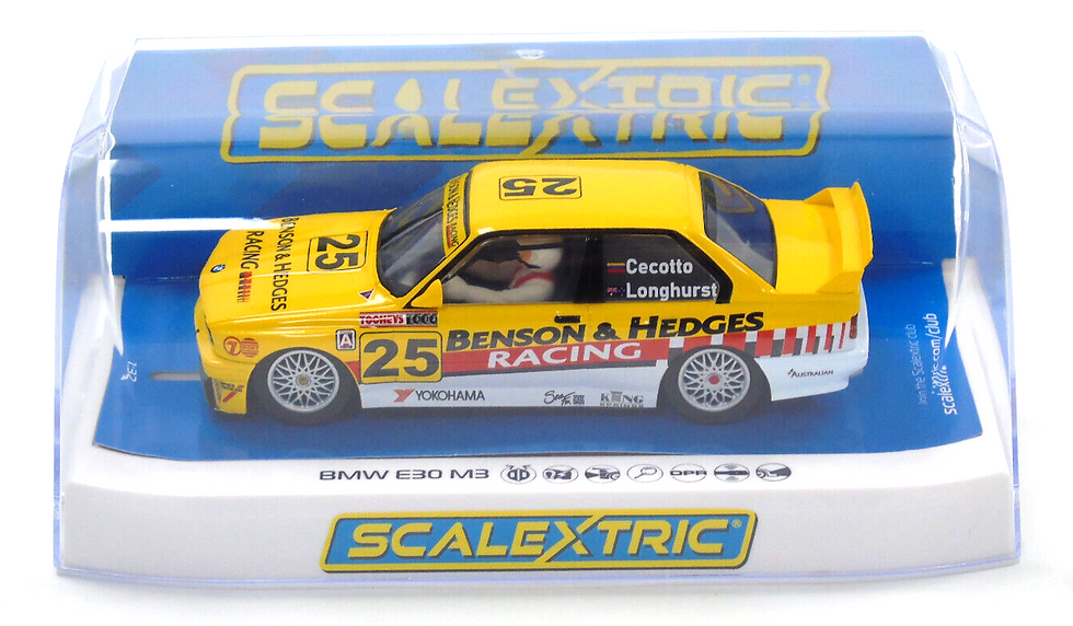 Thumbnail: Scalextric BMW E30 M3 Bathurst 1000 1992 Longhurst DPR Working Lights C4401
