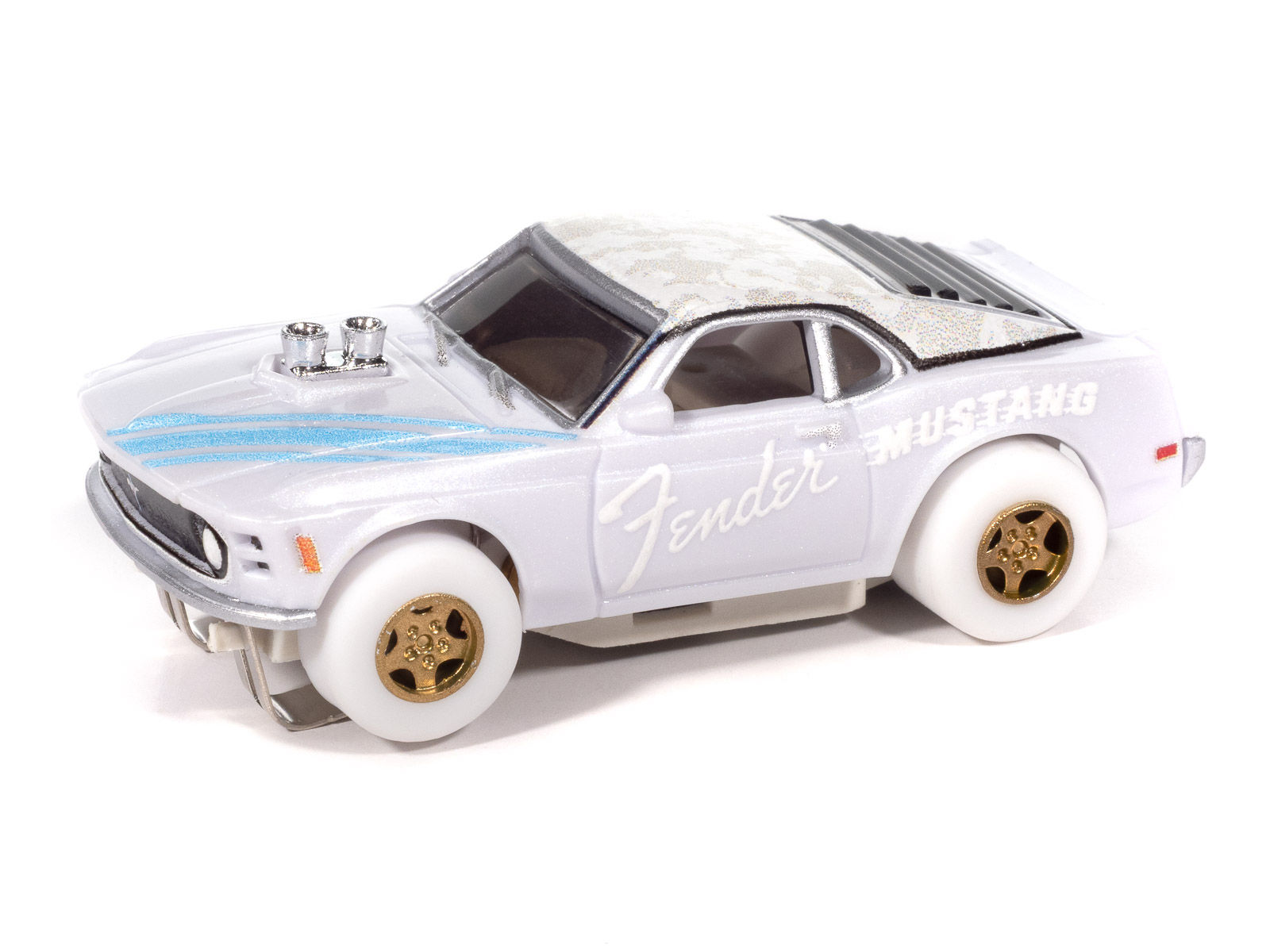 Auto World Super lll '70 Boss Mustang Fender I Wheels Head Bangers SC419A