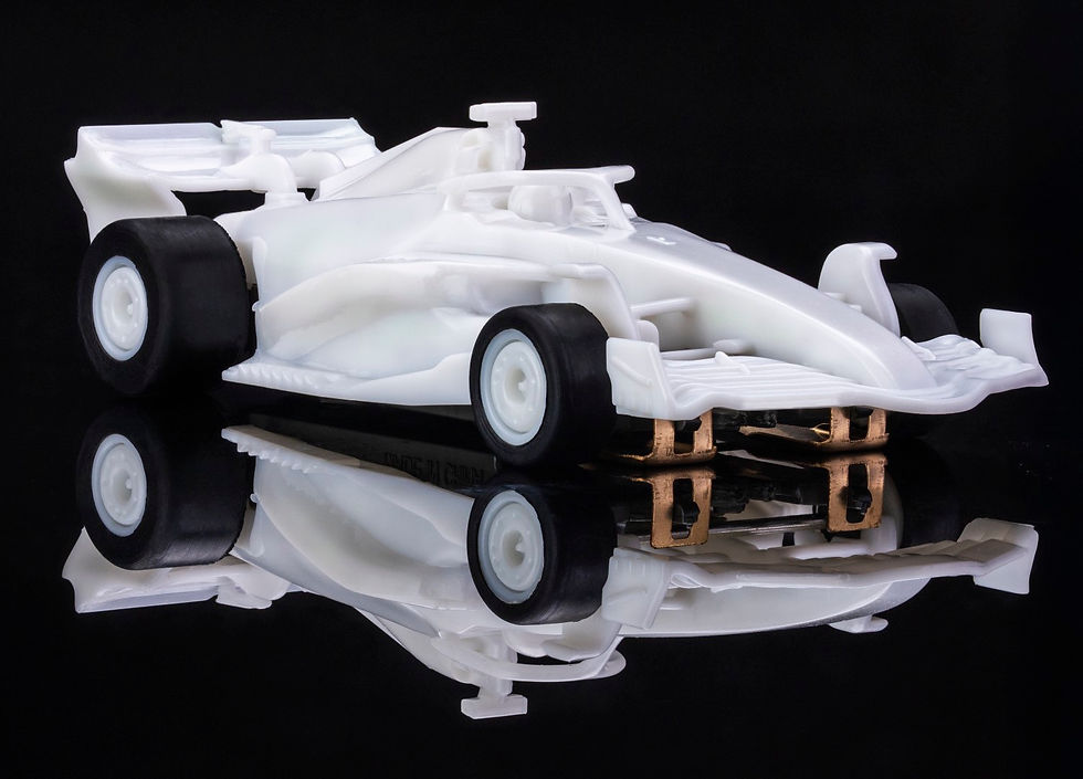 Thumbnail: AFX Paintable Formula in White HO Slot Cars Mega G+ 22089