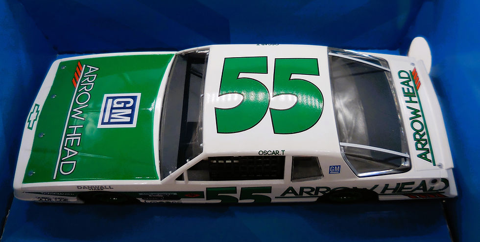 Thumbnail: Scalextric Chevrolet Monte Carlo - Green & White #55 1:32 Scale Slot Car C4079