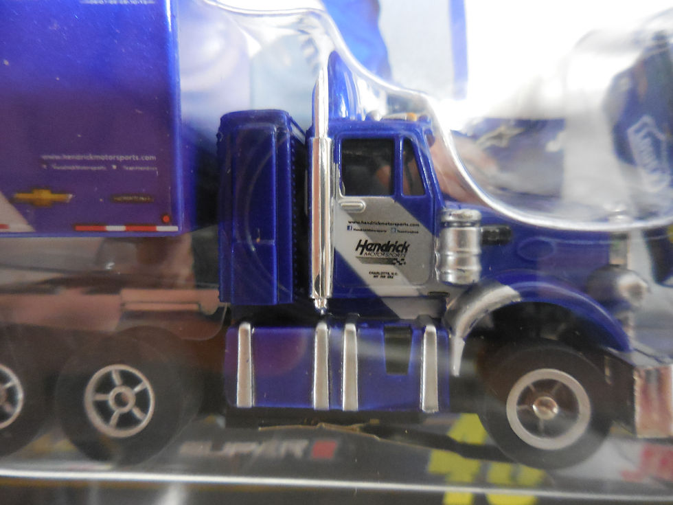 Thumbnail: Auto World Jimmie Johnsons Lowe's Chevy SS & Team Trailer Fits AFX, AW SC317