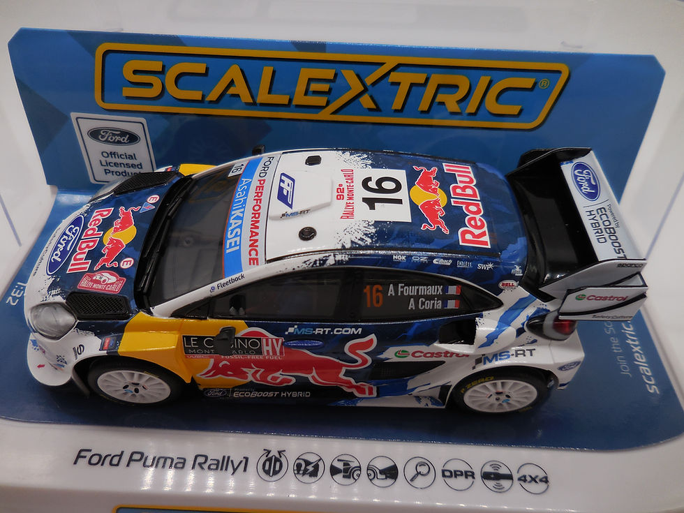 Thumbnail: Scalextric Ford Puma Rally1 Monte Carlo 1:32 Slot Car C4569