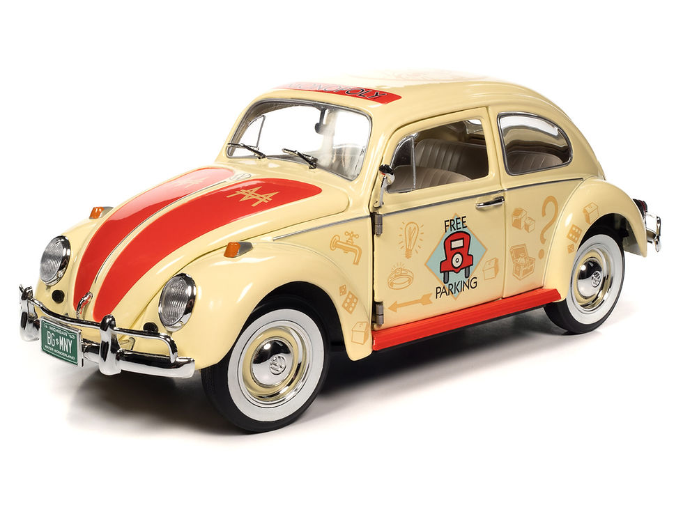 Thumbnail: Auto World 1963 VW Beetle & (Mr) Monopoly Free Parking 1:18 Scale Diecast Car141