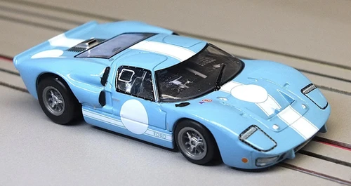 AFX Ford GT40 Mega G+ Chassis Slot Car Limited Edition w/Sticker