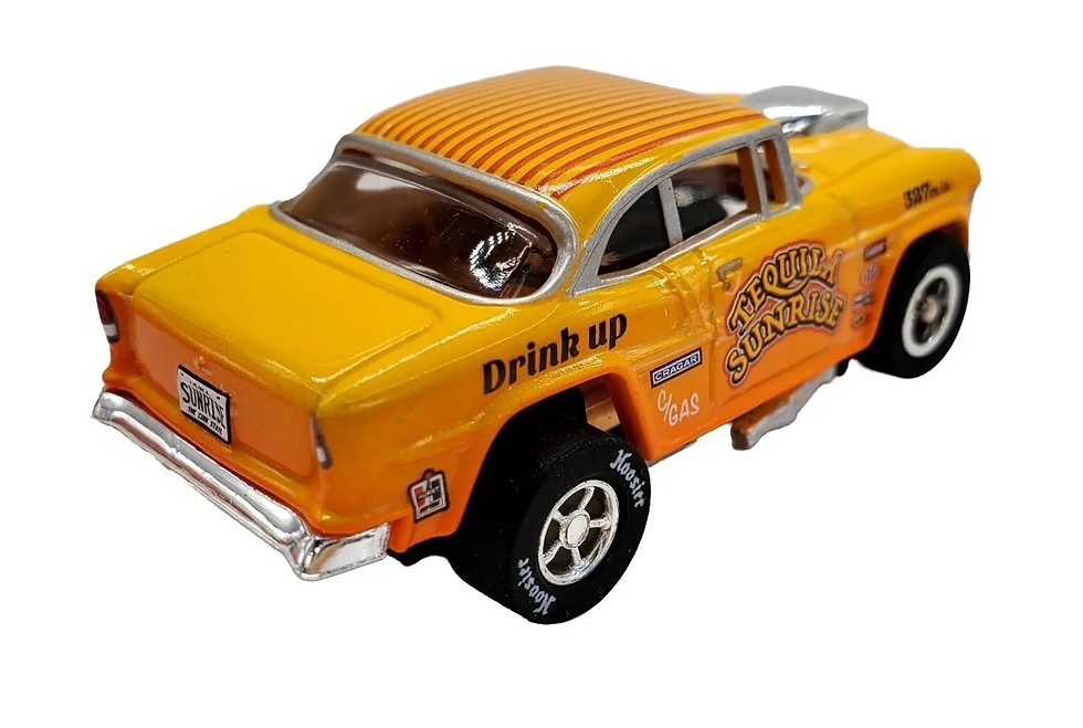 Thumbnail: Auto World Exclusive '55 Chevy Bel Air Tequila Sunrise CP8096