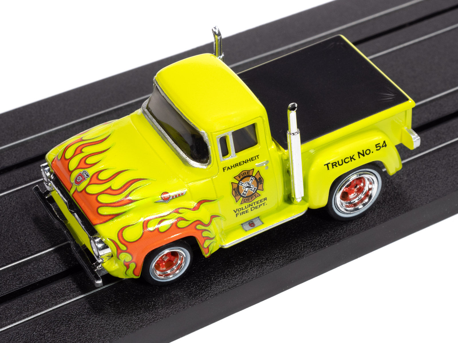 Auto World '56 Ford F100 Volunteer Fire Dept. 4 Gear Release On Call SC414