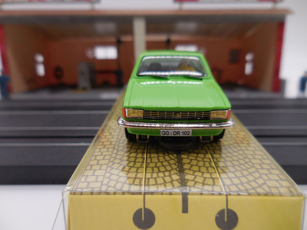 Thumbnail: Bauer Model Opel Kadett Coupe Ultralow UL1 Chassis HO Slot Car