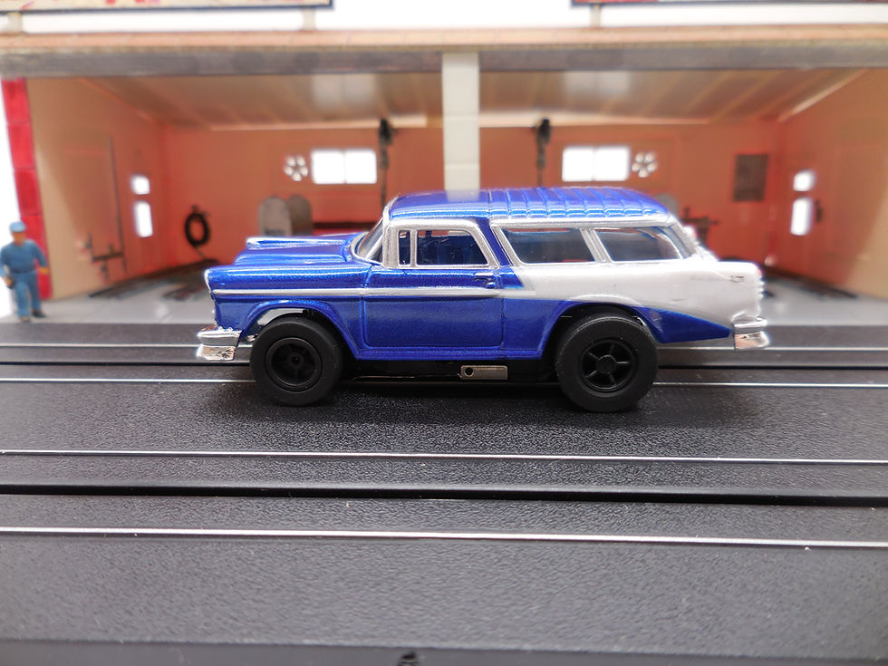 Thumbnail: Auto World 1 Brand New Xtraction Ultra G Chassis With Black Rims