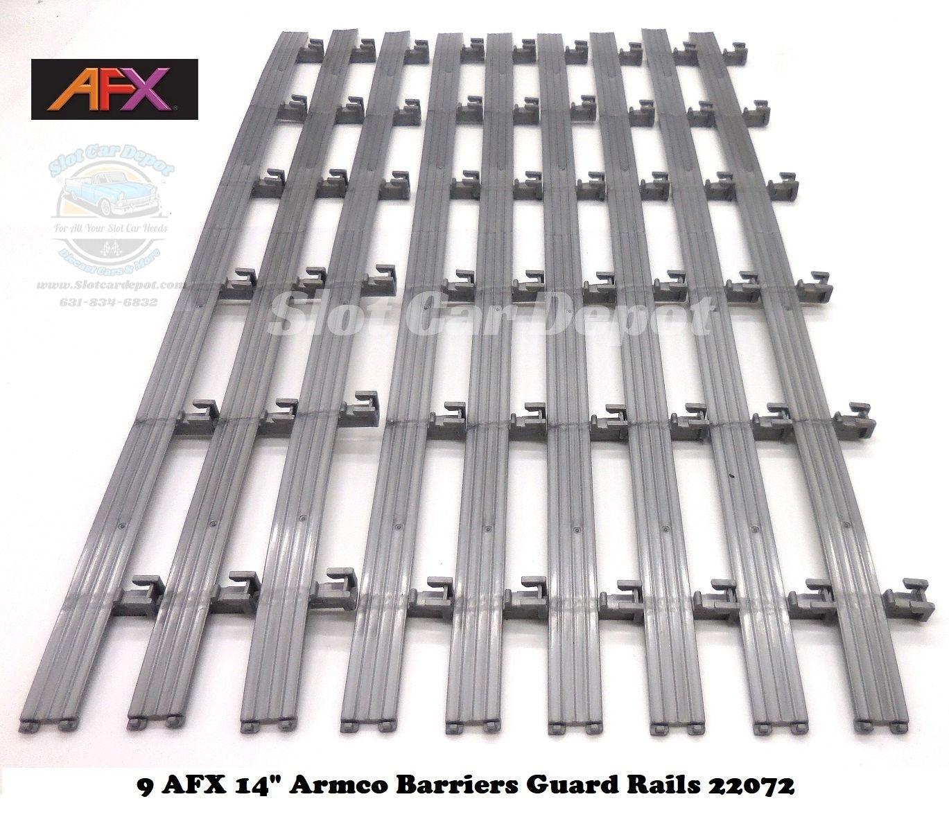 New AFX Armco Barriers 9 x 14" Sections 22072 Guard Rails