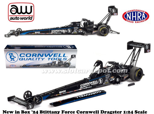 Auto World '24 Brittany Force Cornwell Top Fuel Dragster 1:24
