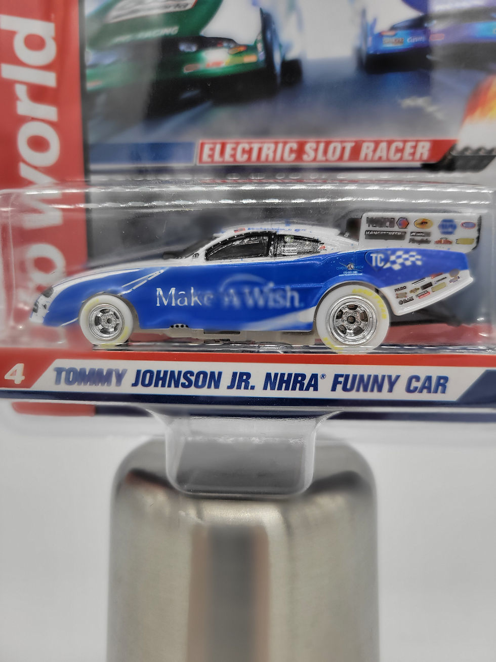 Thumbnail: Auto World I Wheels NHRA Tommy Johnson Jr. Make a Wish Dodge Charger Funny Car