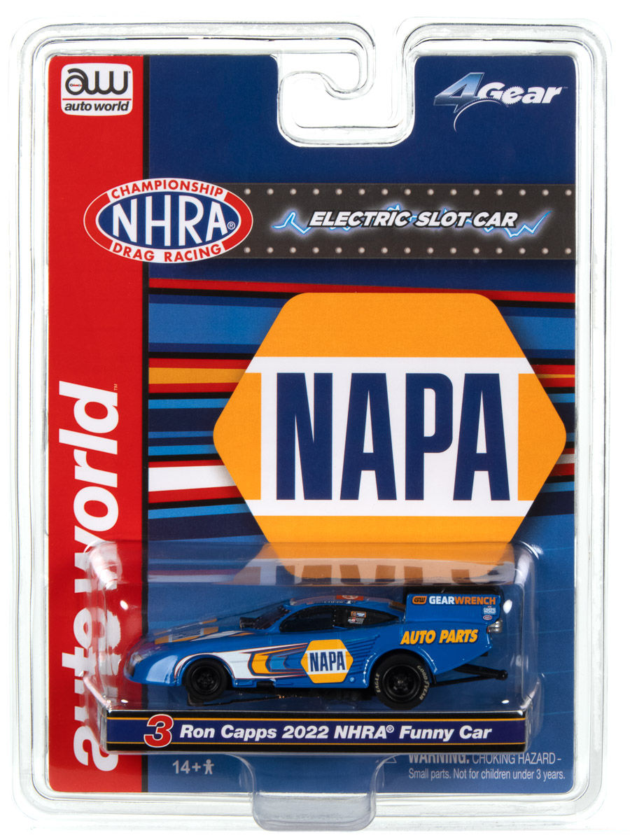 Thumbnail: Auto World 2022 NHRA Ron Capps NAPA Toyota Supra Funny Car Fits AW, AFX SC389