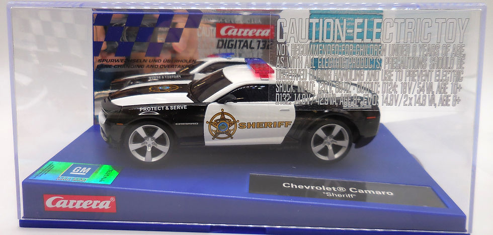 Thumbnail: Carrera Chevrolet Camaro Sheriff, Digital 1:32 w/Flashing Lights 30756