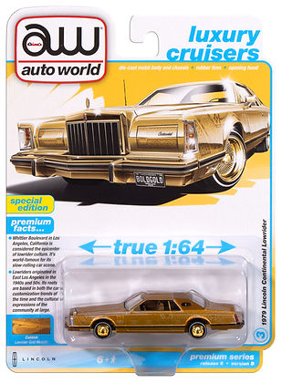 Auto World '79 Lincoln Continental Lowrider Special Edition 1:64