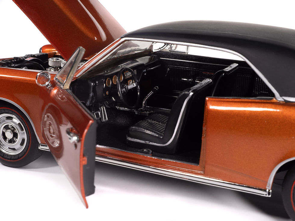 Thumbnail: Auto World NEW 1966 Pontiac GTO Hardtop Hemmings Musc1e :18 Scale Diecast 1346