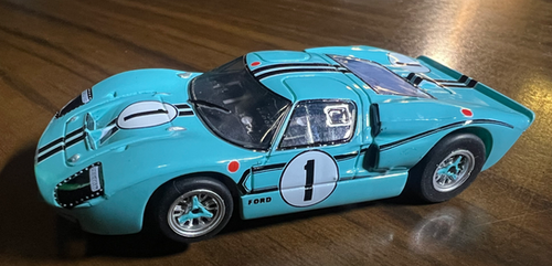 AFX Ford GT40 MKllB #1 Turquoise Mega G+ Chassis Limited Edition