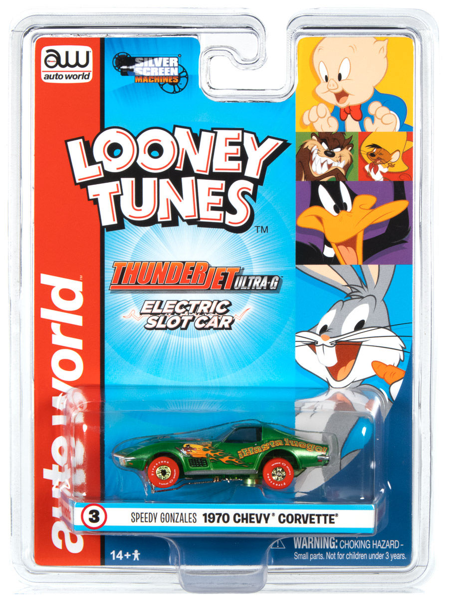 Thumbnail: Auto World Loony Tunes Speedy Gonzales '70 Chevy Corvette SC363