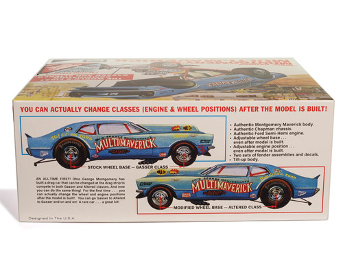 MPC NEW Model Kit George Montgomery's Maverick Funny Car 1