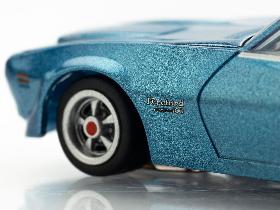 Thumbnail: AFX '70 Pontiac Firebird Formula 400 Atoll Blue HO Slot Car Mega G+22123