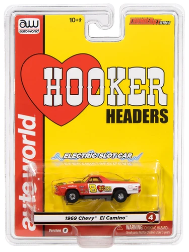 69 Chevy El Camino☆AFX/TOMY/HOスロットカー Auto World '69 El Camino Hooker Headers Release Called Pop Culture