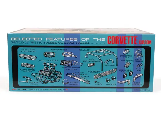 Thumbnail: 1/25 Scale Model Kit '68 Chevy Corvette Custom by AMT -Skill 2 AMT1236