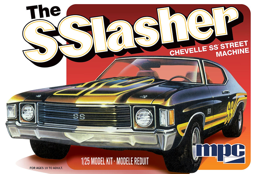 MPC 1:25 Scale Model 1972 Chevelle SS Street Machine 'The SSlasher' MPC1014