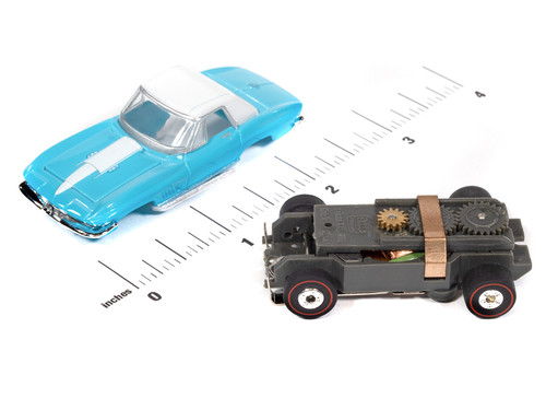 Auto World ThunderJet 1967 Chevy Corvette Retro Rama HO Scale