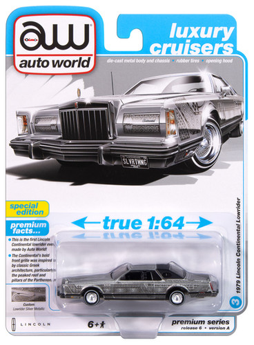 1964 Lincoln Continental ミニカー 1:100 AUTOWORLD AWSP175A 1:64 1979 LINCOLN CONTINENTAL LOWRIDER