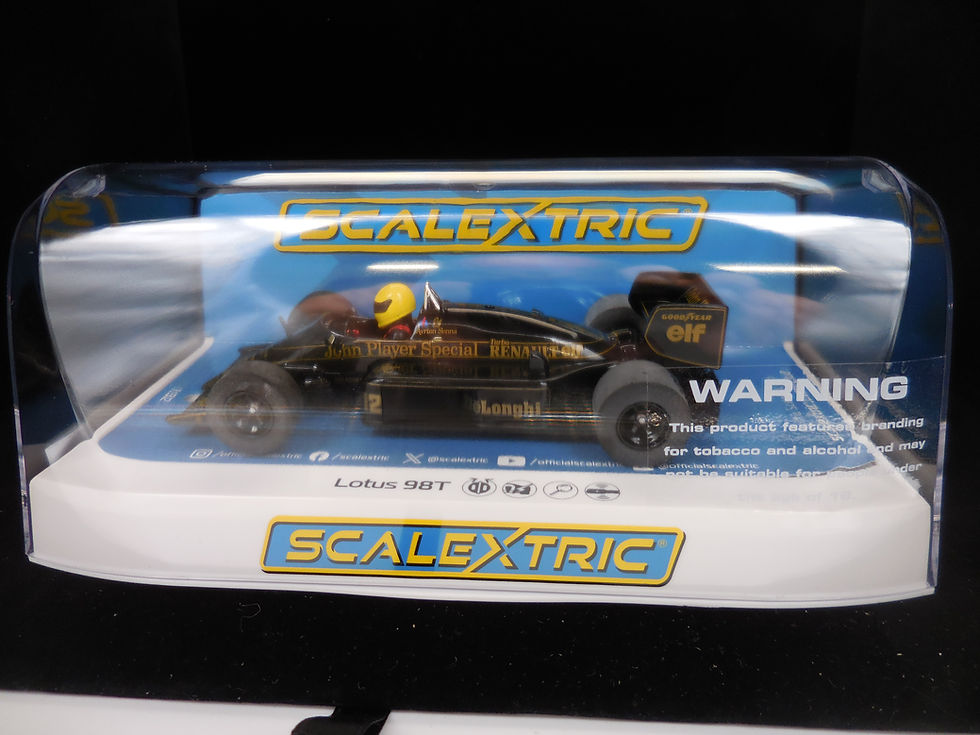 Thumbnail: Scalextric Lotus 98T "No.12 Ayrton Senna" Monaco GP 1:32 Slot Car C4529