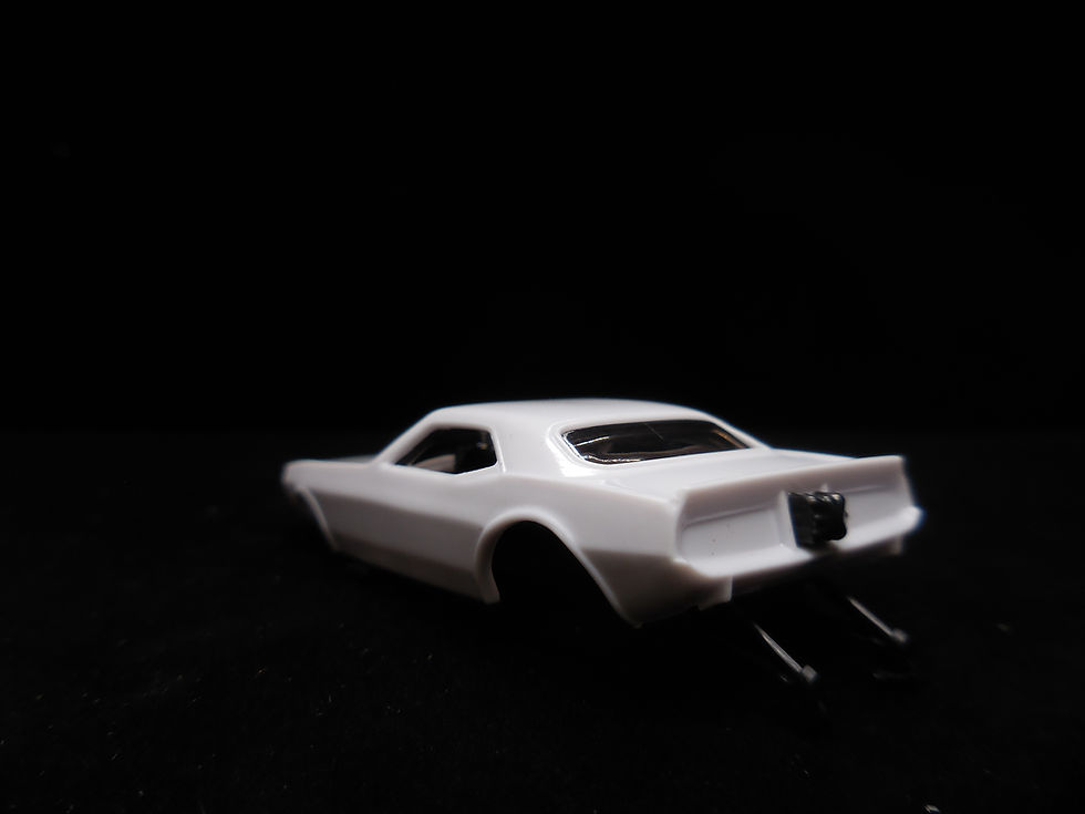 Thumbnail: Auto World '70 Plymouth Cuda Funny Car Unpainted Body 4 Gear SC3UP4G