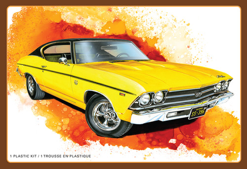 AMT 1:25 Scale Model 1969 Chevy Chevelle SS 396 Hardtop AMT1519