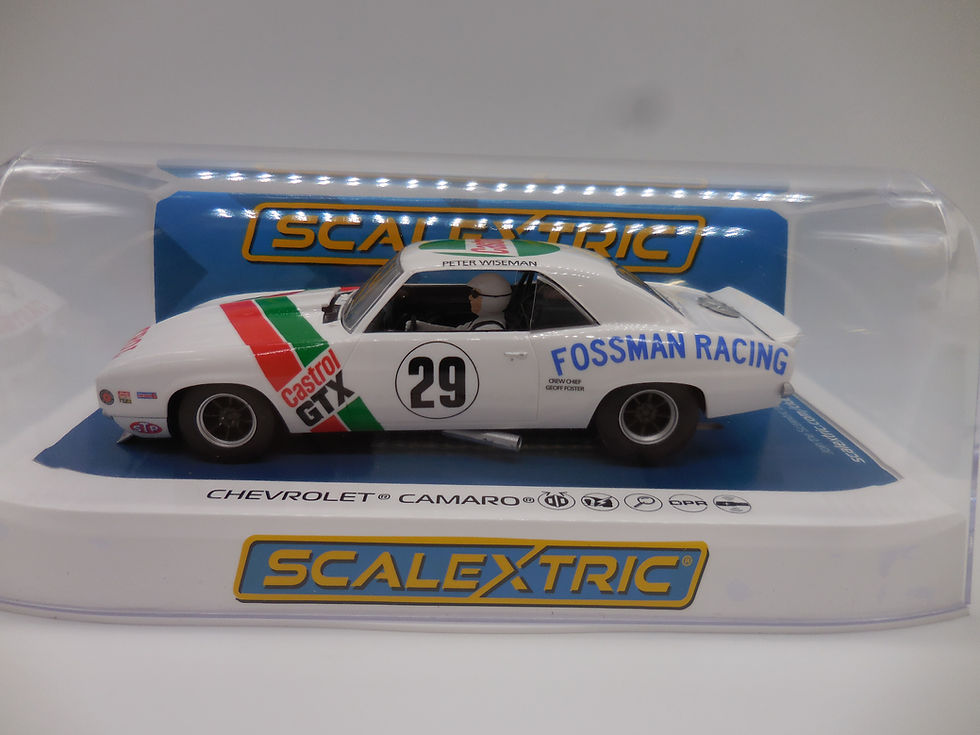Thumbnail: Scalextric "Castrol" Chevrolet Camaro 1971 Trans AM DPR 1:32 Slot Car C4643