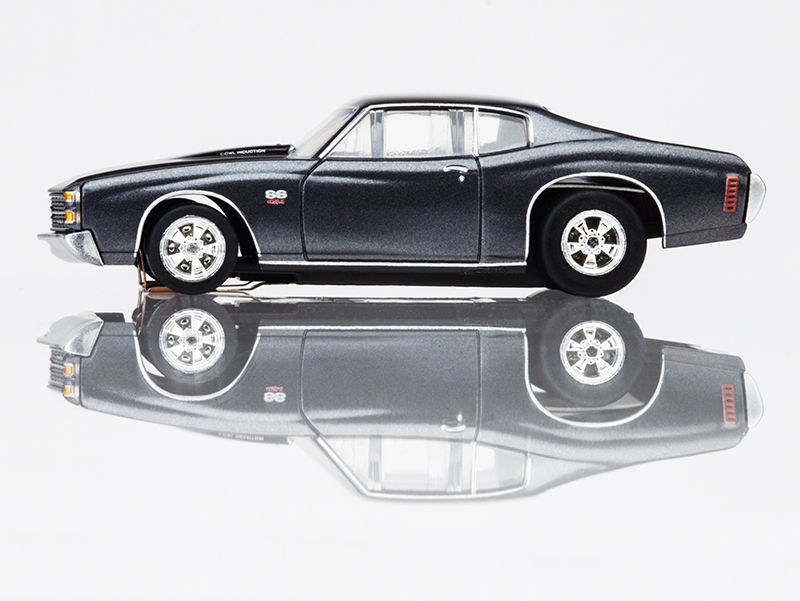 Thumbnail: New AFX '72 Chevy Chevelle SS 454 Silver and Black 22087