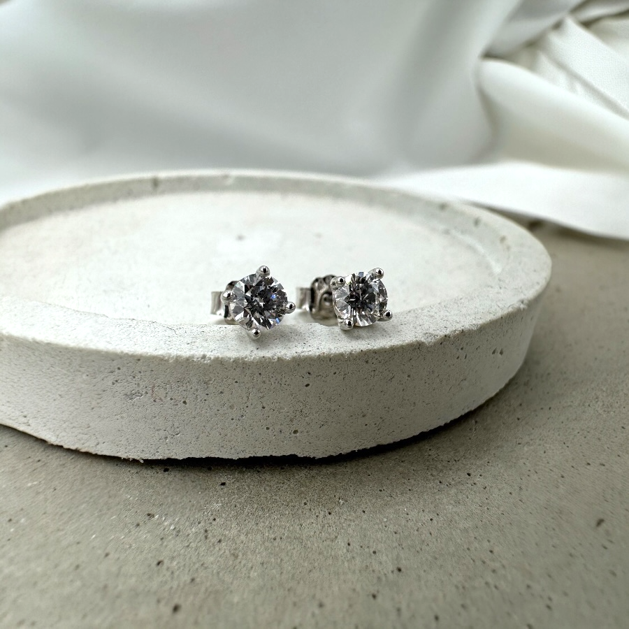 Kolczyki z Diamentami 2x0.25ct