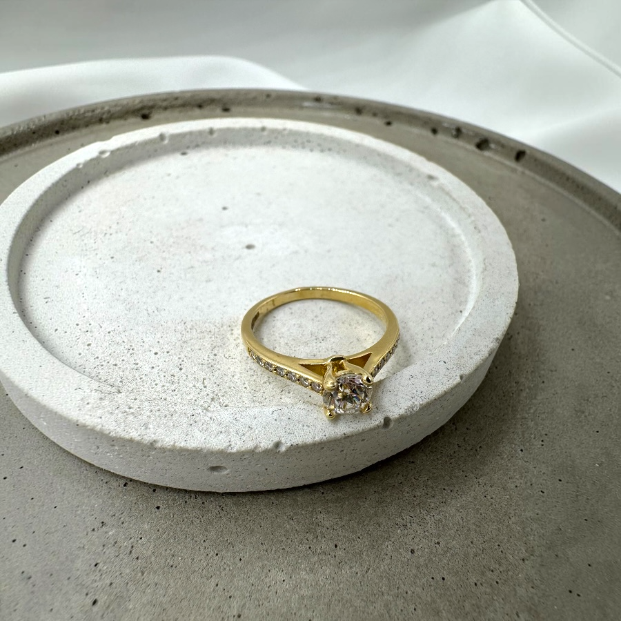 Pierścionek Zaręczynowy z Diamentem 0.54ct