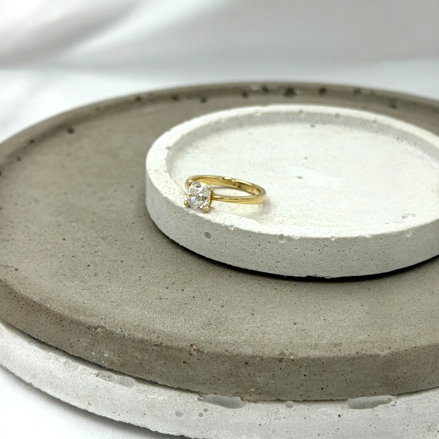 Pierścionek Zaręczynowy z Diamentem Cushion 1.20ct