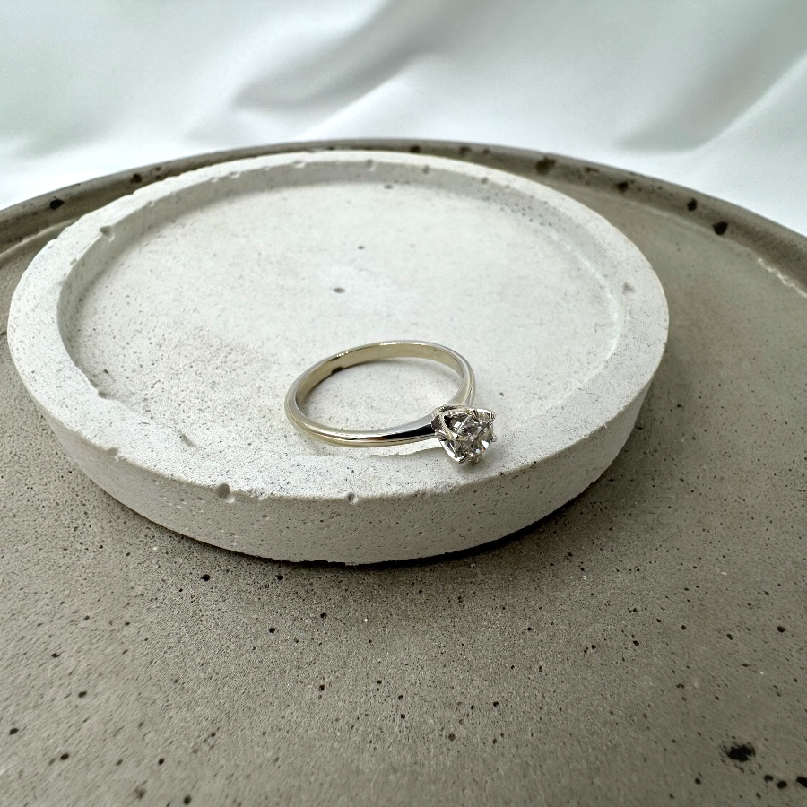Pierścionek z Diamentem 0.40ct