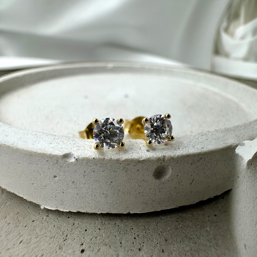 Kolczyki z Diamentami 2x0.25ct