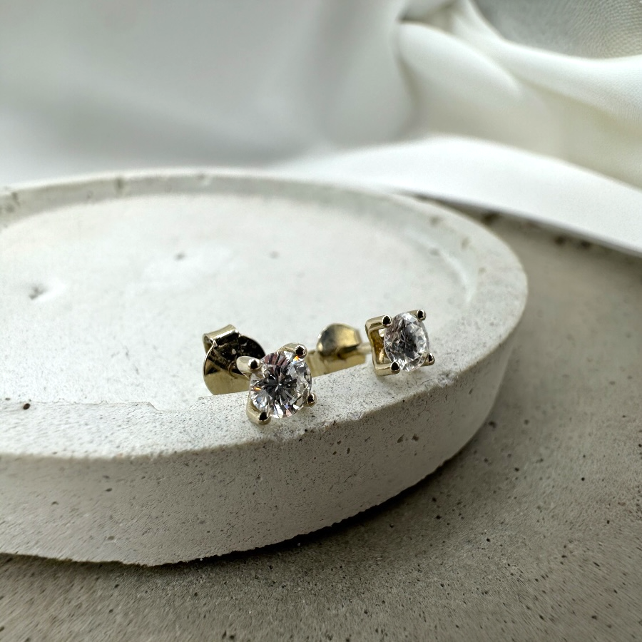 Kolczyki z Diamentami 2x0.25ct