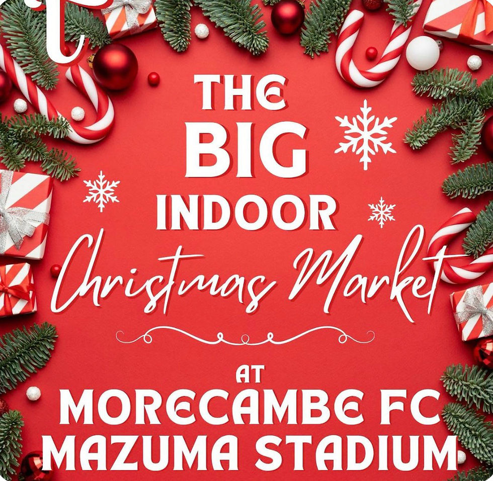 Morecambe Christmas Market at the Mazuma Stadium