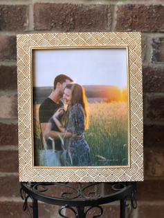 Detailed Gold Frame