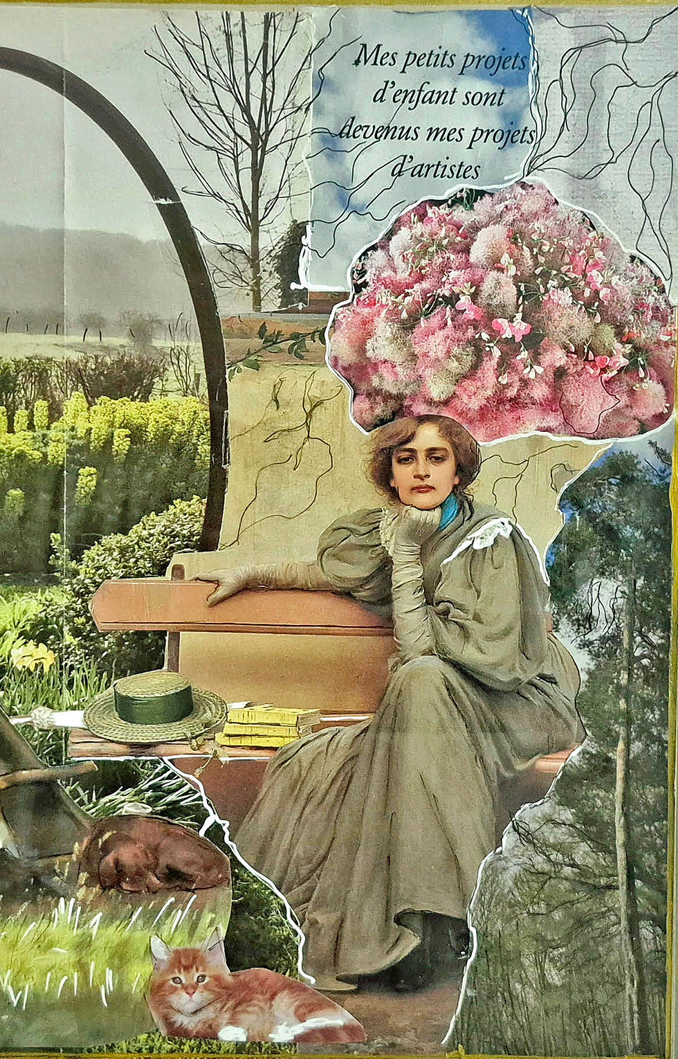 Art du collage et expression de soi