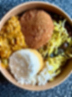 food from Cafe Malabar in Victoria, BC
