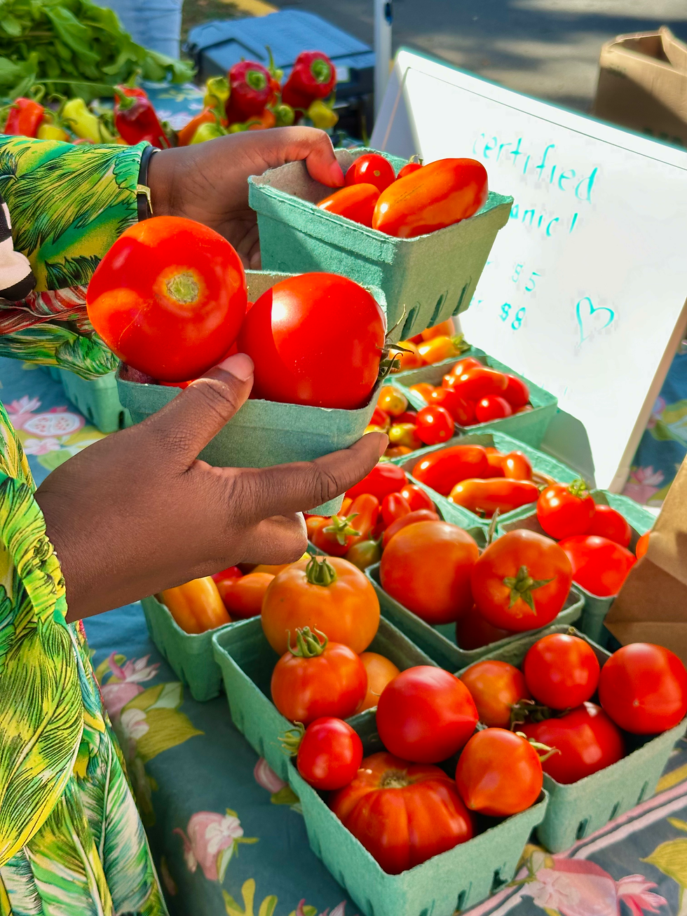 Shop in season for locally-grown produce — it tastes better, lasts longer and has fewer "food miles."