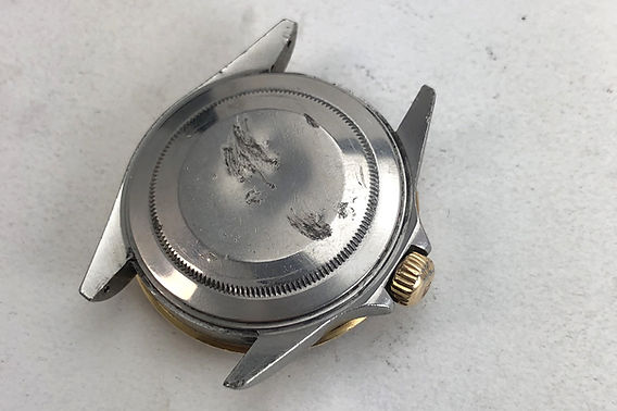 Rolex case back seized nut glue repair
