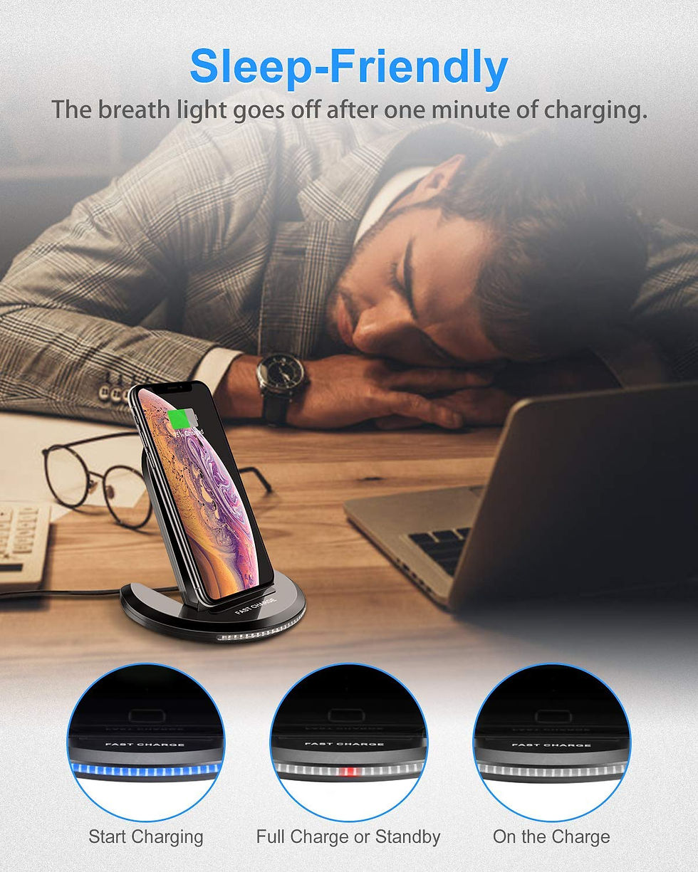 Miniature : Chargeur sans Fil, Chargeur à Induction Pliable Station de Rechargement Rapide p